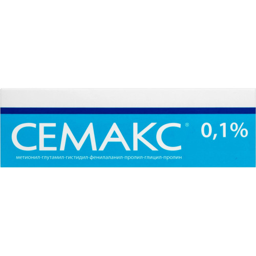 Семакс 0,1% капли назальные 3 мл Семакс 0,1% капли назальные 3 мл