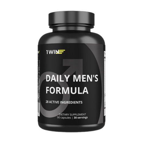 1WIN Мультивитамины для мужчин / Daily men’s complex капсулы массой 680 мг 90 шт 1WIN Мультивитамины для мужчин / Daily men’s complex капсулы массой 680 мг 90 шт