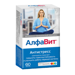 Алфавит Антистресс таблетки 60 шт Алфавит Антистресс таблетки 60 шт