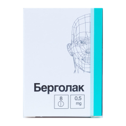 Берголак таблетки 0,5 мг 8 шт Берголак таблетки 0,5 мг 8 шт