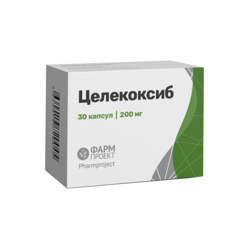 Целекоксиб капсулы 200 мг 30 шт Целекоксиб капсулы 200 мг 30 шт