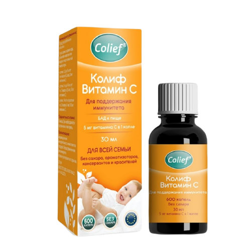 Colief Vitamin C Drops Колиф витамин C капли 30 мл 1 шт