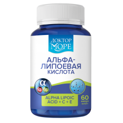 Доктор Море Альфа-липоевая кислота/Alpha Lipoic acid +С+E капсулы по 0,7 г 60 шт Доктор Море Альфа-липоевая кислота/Alpha Lipoic acid +С+E капсулы по 0,7 г 60 шт