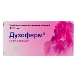 Дузофарм таблетки покрыт.плен.об. 100 мг 30 шт Дузофарм таблетки покрыт.плен.об. 100 мг 30 шт