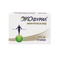 Экофурил капсулы 200 мг 16 шт Экофурил капсулы 200 мг 16 шт