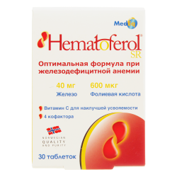Гематоферол-СР таблетки 30 шт Гематоферол-СР таблетки 30 шт