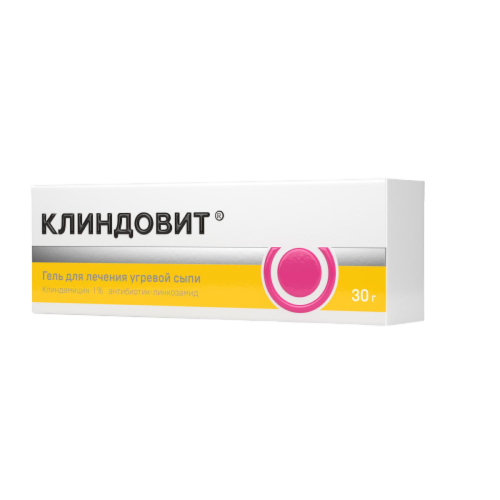 Клиндовит гель для наружного применения 1 % 30 г 1 шт Клиндовит гель для наружного применения 1 % 30 г 1 шт
