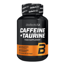 Кофеин+Таурин/Caffeine+Taurine BioTechUSA капсулы по 0,848 г 60 шт