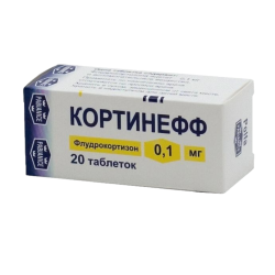 Кортинефф таблетки 0,1 мг 20 шт Кортинефф таблетки 0,1 мг 20 шт