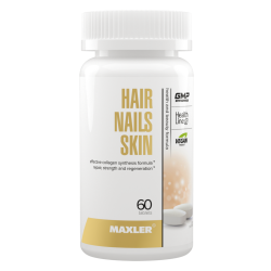 Maxler Хэир Нейлз Скин/Hair Nails Skin таблетки по 1,0 г 60 шт Maxler Хэир Нейлз Скин/Hair Nails Skin таблетки по 1,0 г 60 шт