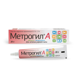 Метрогил А гель для наружного применения 0,1%+1% 20 г 1 шт Метрогил А гель для наружного применения 0,1%+1% 20 г 1 шт