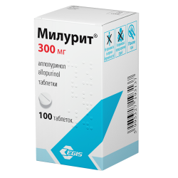 Милурит таблетки 300 мг 100 шт