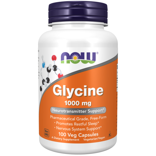 Now Glycine Глицин (Глицинон) 1000 мг капсулы массой 1214 мг 100 шт Now Glycine Глицин (Глицинон) 1000 мг капсулы массой 1214 мг 100 шт