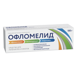Офломелид мазь для наружного применения 100 г 1 шт Офломелид мазь для наружного применения 100 г 1 шт
