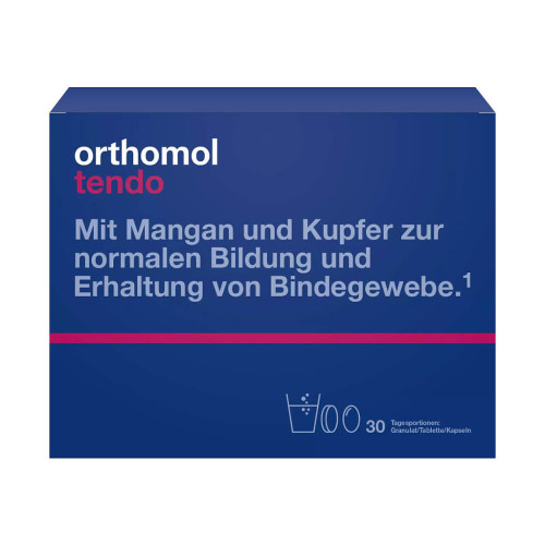 Orthomol Tendo/Ортомол Тендо набор порошок саше по 17 г+таблетки массой 483,5 мг+капсулы массой 802 мг курс 30 дней 1 уп Orthomol Tendo/Ортомол Тендо набор порошок саше по 17 г+таблетки массой 483,5 мг+капсулы массой 802 мг курс 30 дней 1 уп