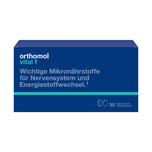 Orthomol Vital f/Ортомол Витал ф набор таблетки+капсулы курс 30 дней 1 уп Orthomol Vital f/Ортомол Витал ф набор таблетки+капсулы курс 30 дней 1 уп