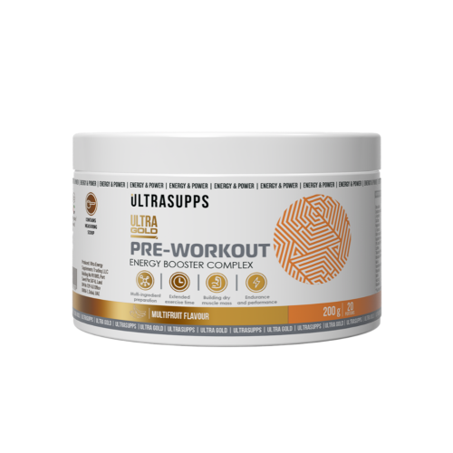 Ultrasupps Ультра Голд предтренировочный комплекс / Ultra Gold Pre-workout Multifruit со вкусом мультифрукт порошок массой 200 г 1 шт Ultrasupps Ультра Голд предтренировочный комплекс / Ultra Gold Pre-workout Multifruit со вкусом мультифрукт порошок массой 200 г 1 шт