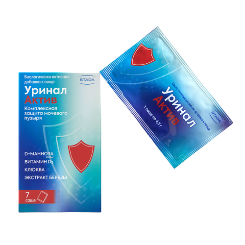 Уринал Актив порошок в саше по 4,5 г 7 шт Уринал Актив порошок в саше по 4,5 г 7 шт