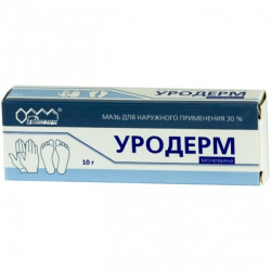 Уродерм мазь для наружного применения 30 % 10 г 1 шт Уродерм мазь для наружного применения 30 % 10 г 1 шт