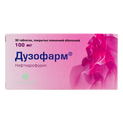 Дузофарм таблетки покрыт.плен.об. 100 мг 30 шт
