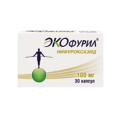 Экофурил капсулы 100 мг 30 шт