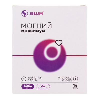 Магний Максимум ViaVit таблетки покрыт.об. массой 1300 мг 14 шт