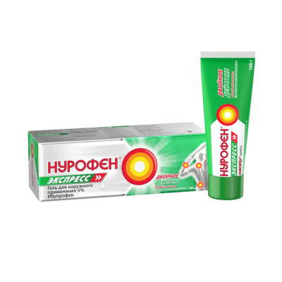 Нурофен Экспресс гель для наружного применения 5 % 100 г 1 шт