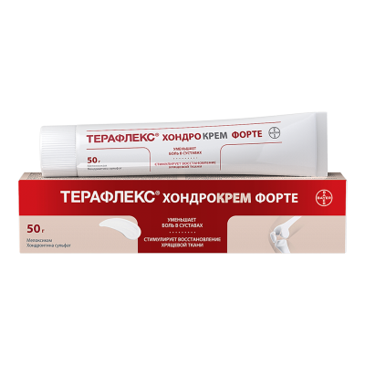 Терафлекс Хондрокрем Форте крем для наружного применения 1%+5% 50 г 1 шт